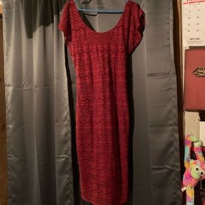 Red dress